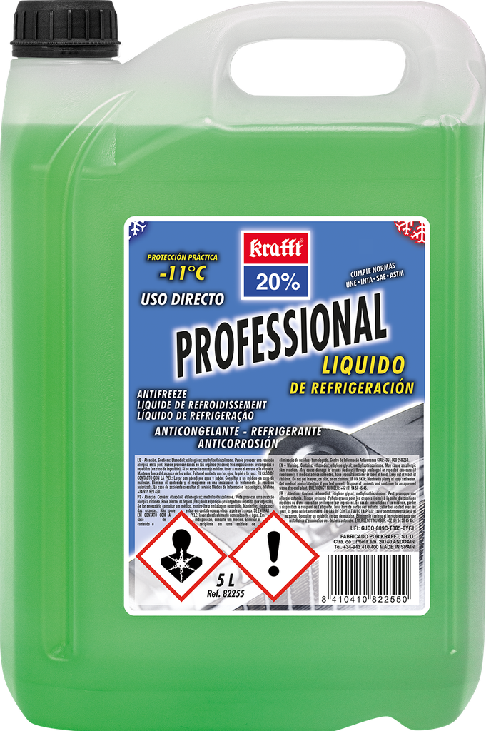 REFRIGERANTE 20% VERDE 5 LITROS