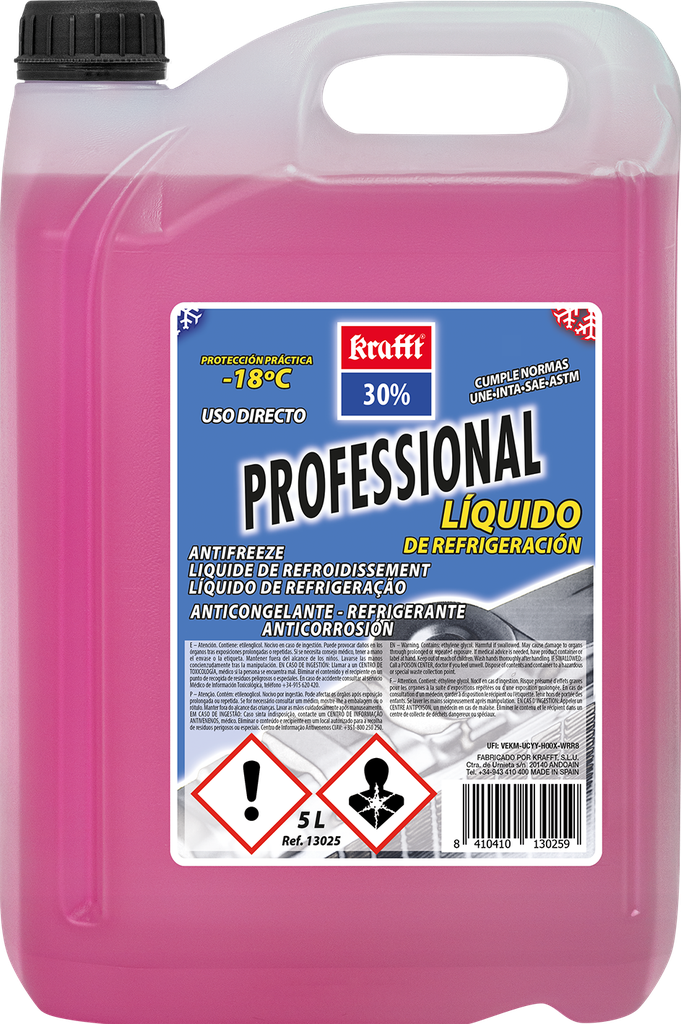 REFRIGERANTE 30% ORGANICO 5 LITROS ROSA