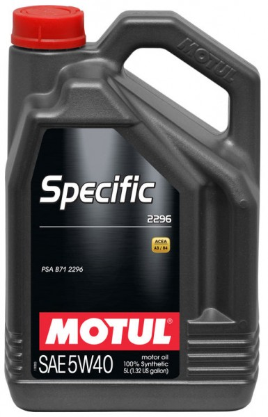5W40 5L.SPECIFIC 2296
