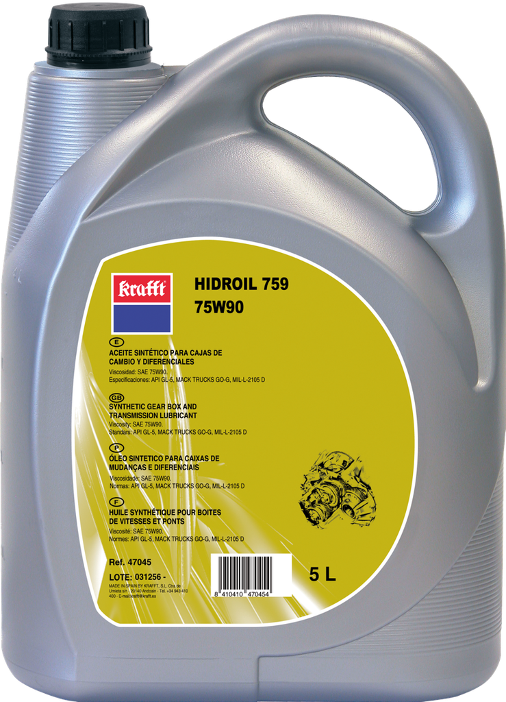 VALVULINA SINT.75W90 C/CAMB.5L.