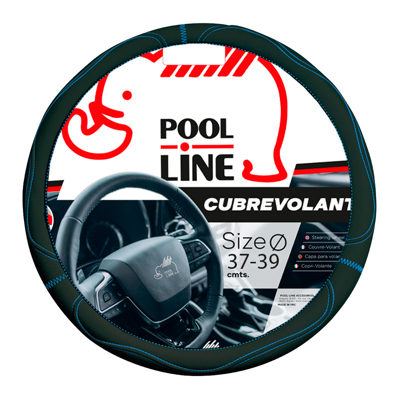 CUBREVOLANTE GRIP COLOR NEGRO / AZUL