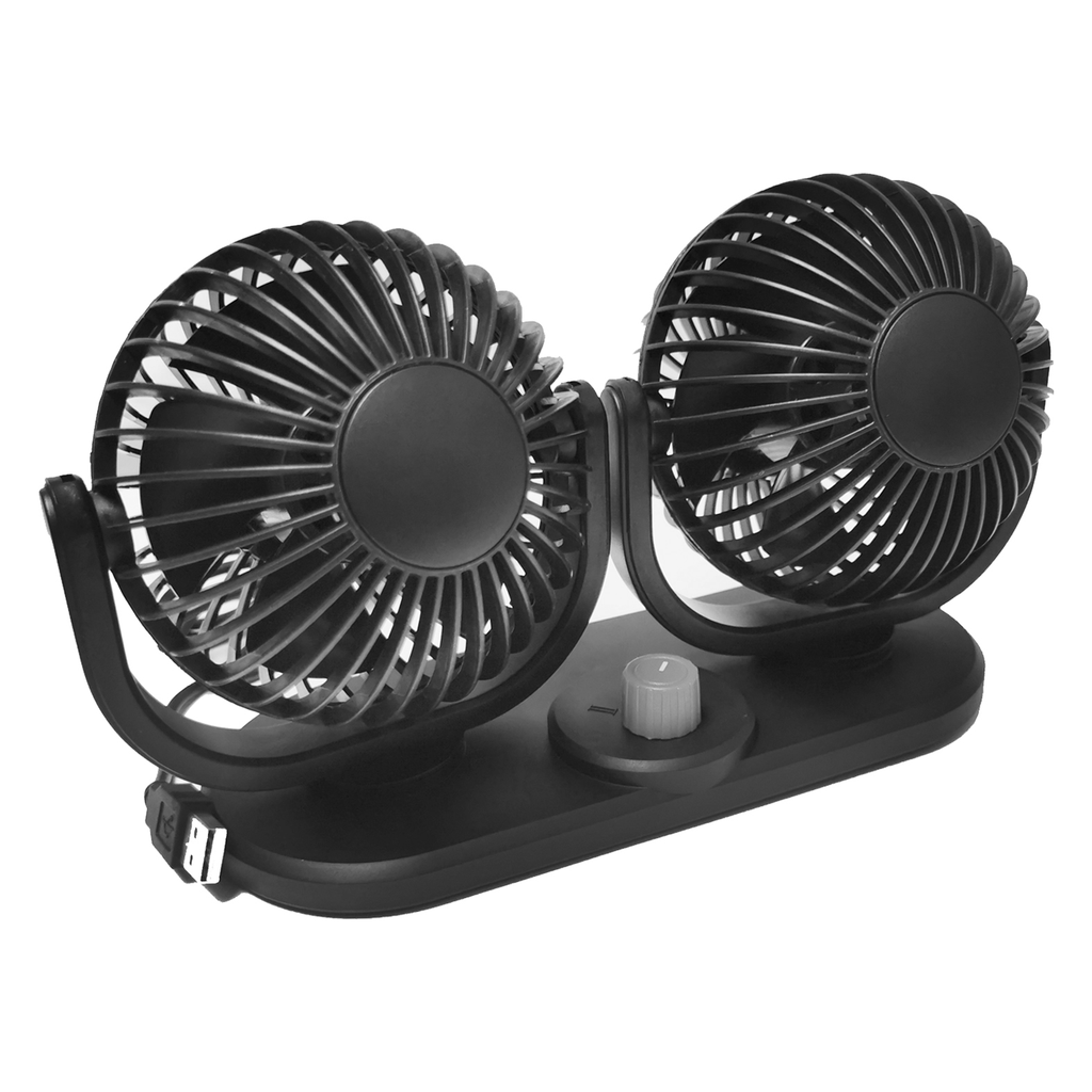 VENTILADORE DOBLE CON AJUSTE USB