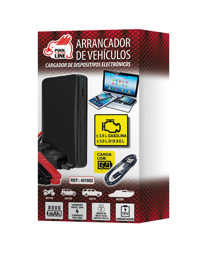 ARRANCADOR POWER JUMP 8,000MAH