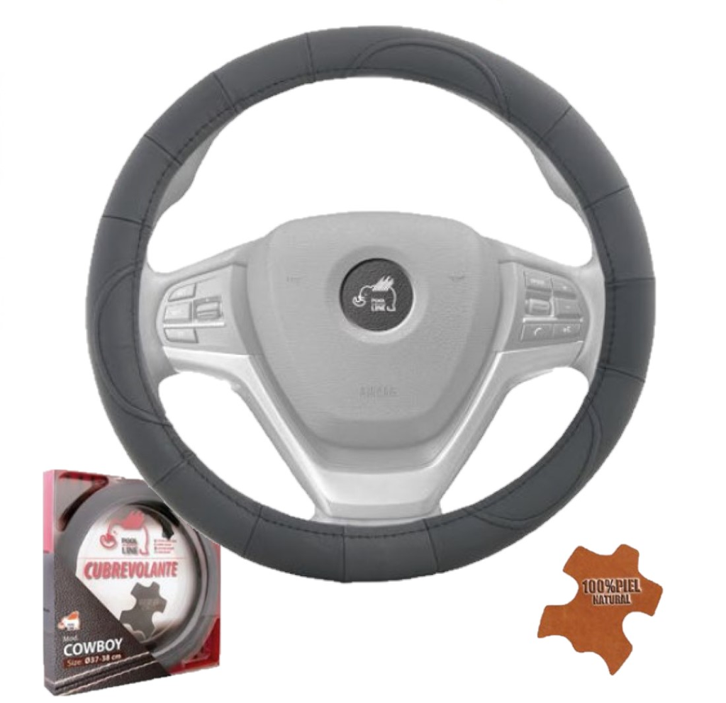 CUBREVOLANTE PIEL NEGRO 37-39