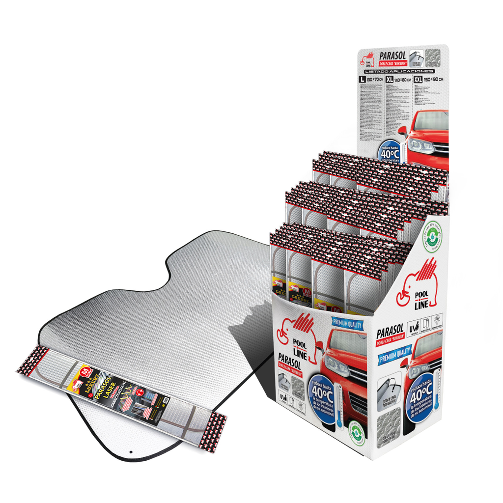PARASOL ALUMINIZADO LASER CON VE