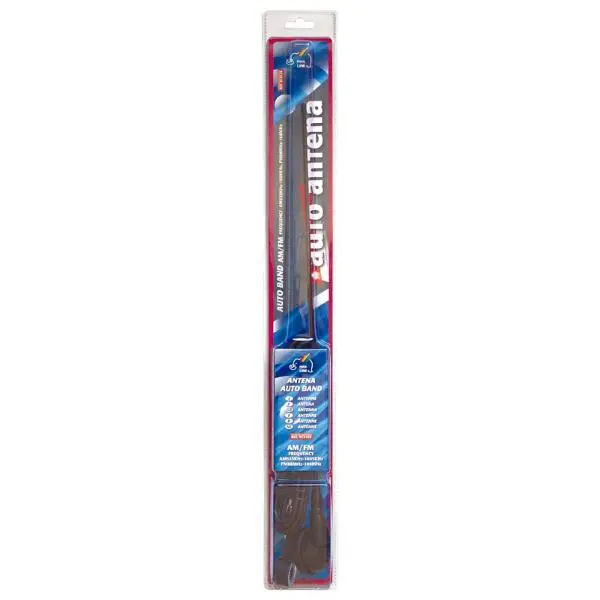ANTENA TECHO 2 TRAMOS NEGRA SIMIL MUELLE