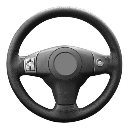 CUBREVOLANTE PIEL NEGRO - Ø37 cm/Ø39 cm.