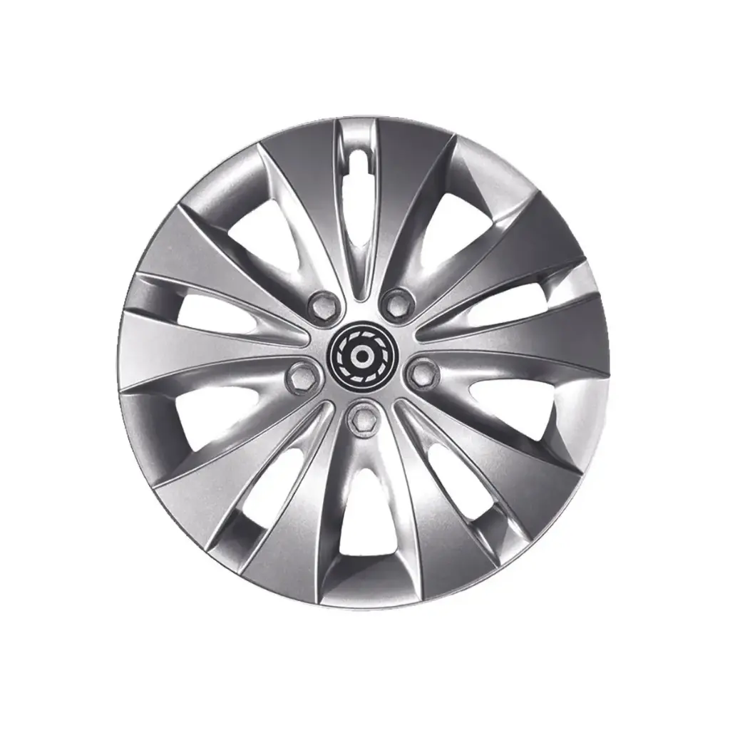 JUEGO 4 TAPACUBOS STORM PLATA 13"