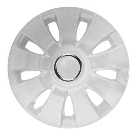 JUEGO 4 TAPACUBO AURA BLANCO 16"