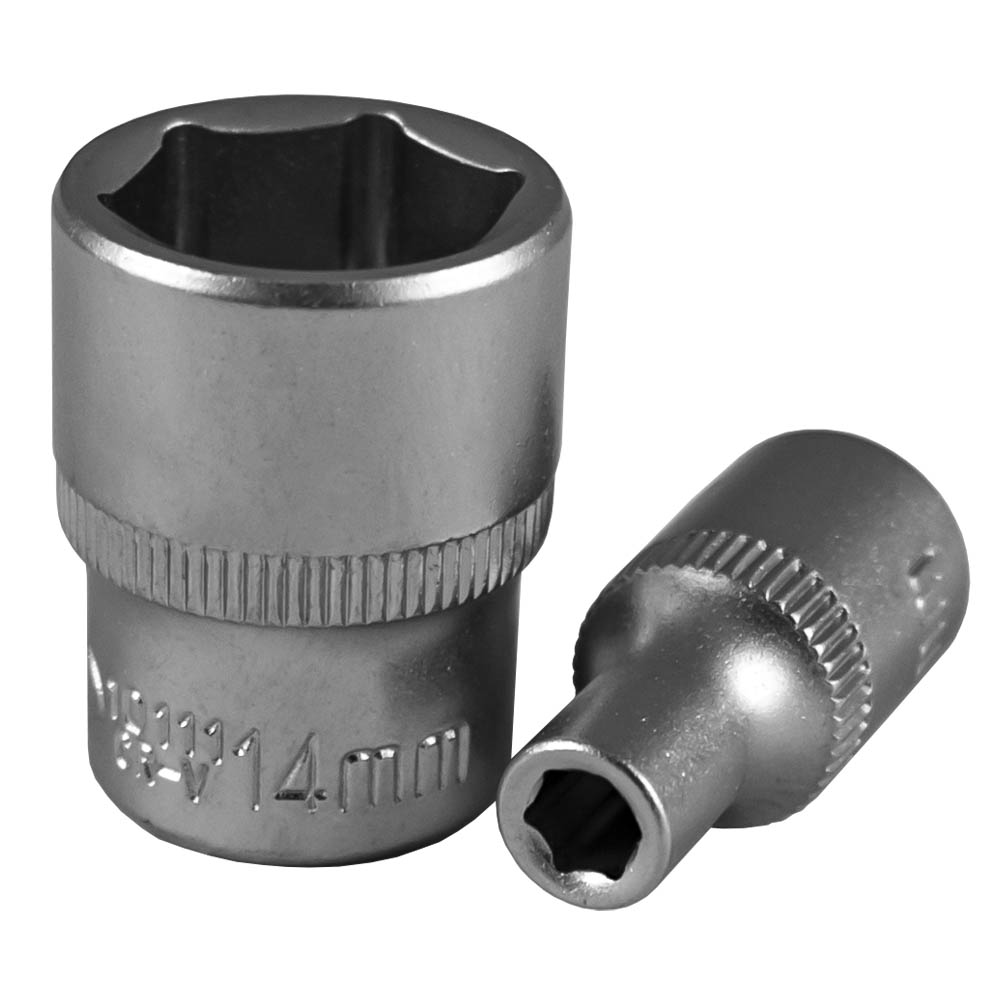 LLAVE VASO 1/4" 9 MM. 6 CARAS