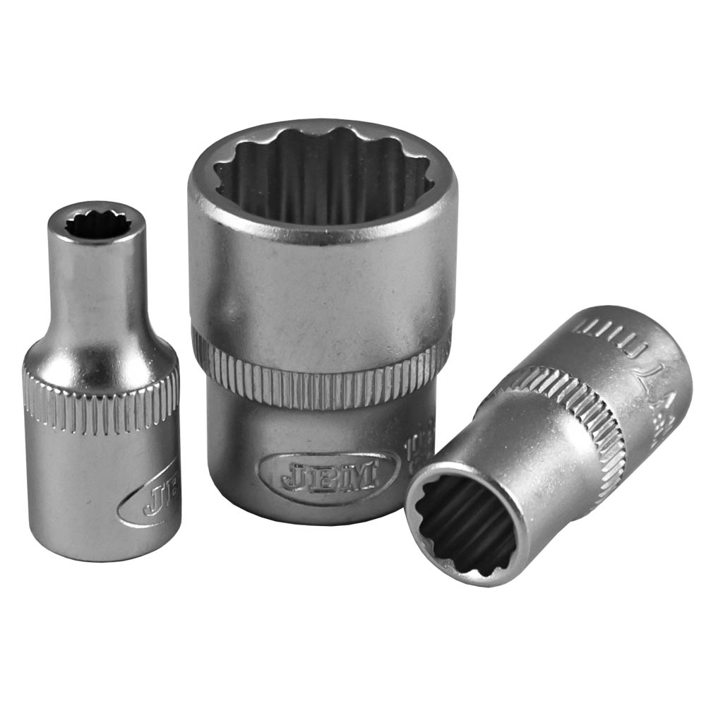 LLAVE VASO 1/4" 12 MM. 12 CARAS
