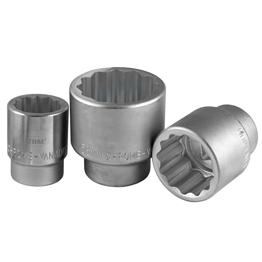 LLAVE VASO 1" 65 MM. 12 CARAS