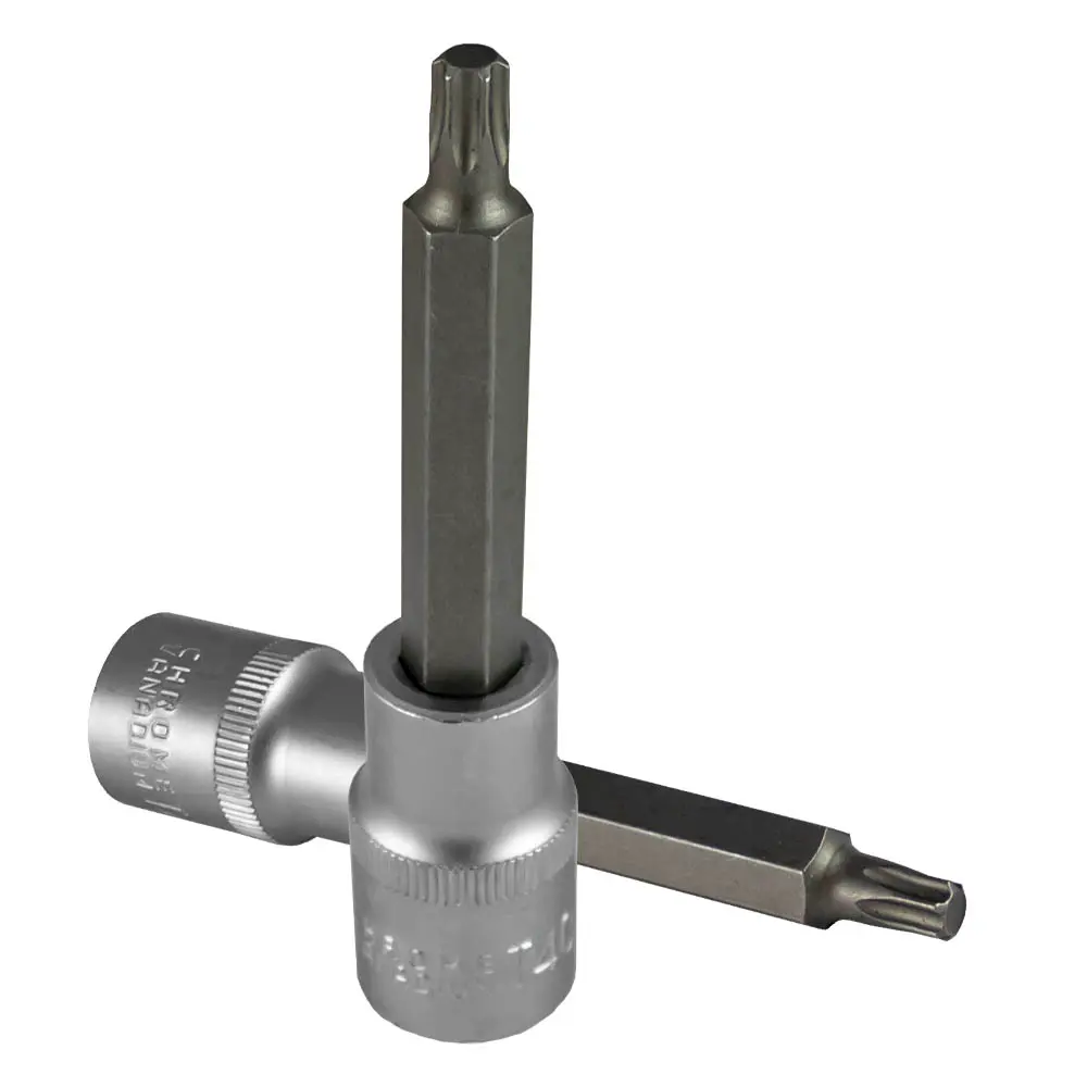 LLAVE VASO 1/2" TORX T50 100 MM.