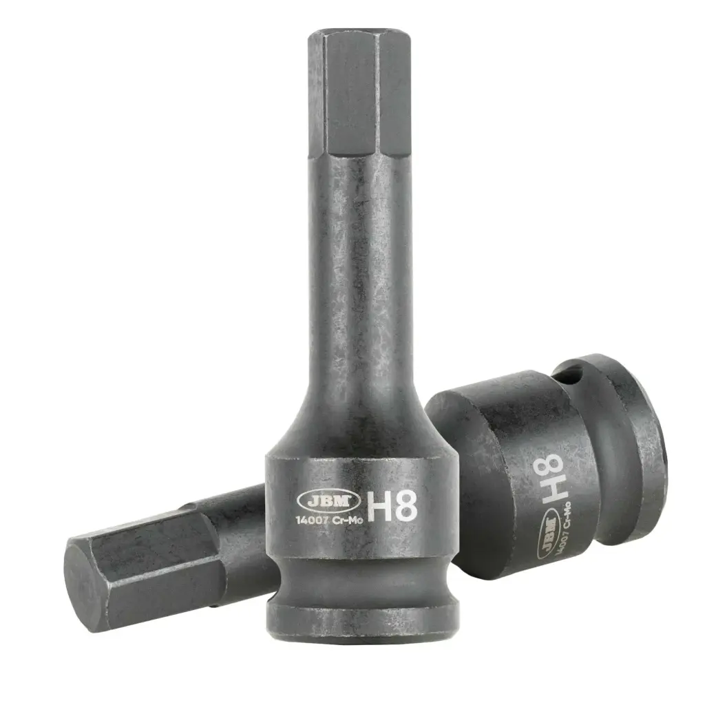 PUNTA DE IMPACTO HEXAGONAL DE 1/2" 8MM 
