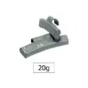 CONTRAPESA C/GRAPA ZINC 20GR