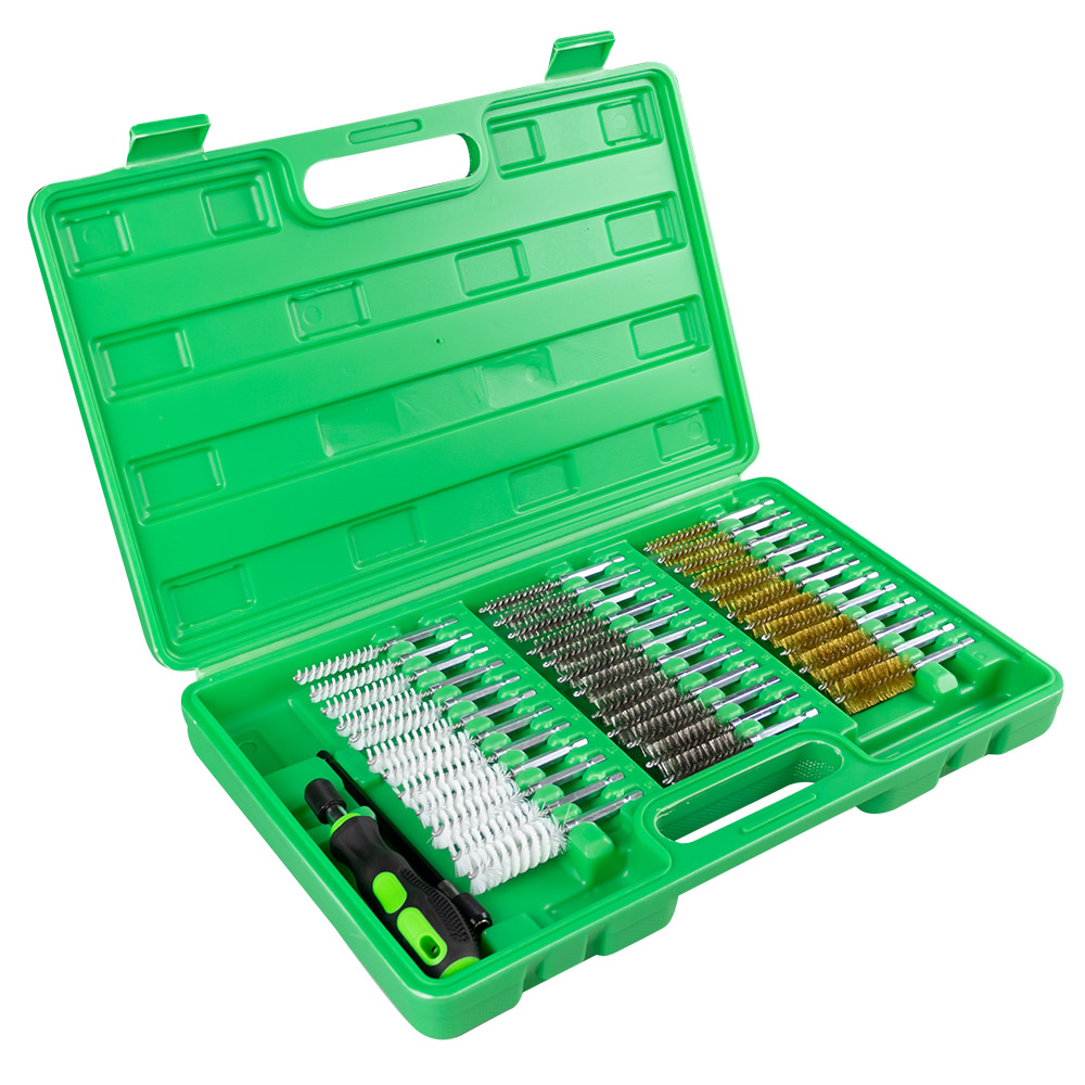 ESTUCHE 38 CEPILLOS METALICOS