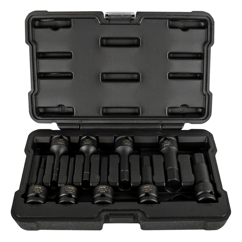 SET 8 PUNTAS HEX.DE 1"