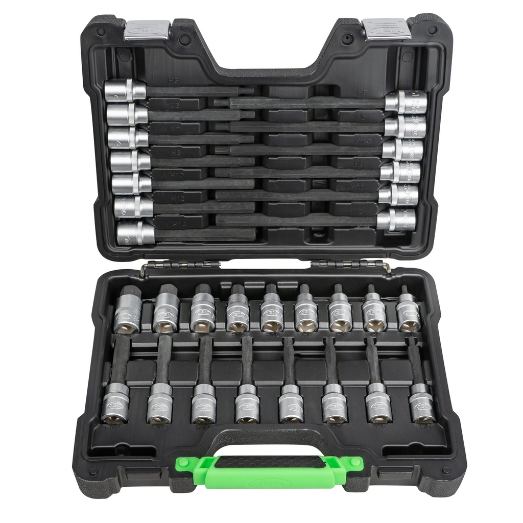J.LLAVES VASO 1/2" HEX. 30 P,