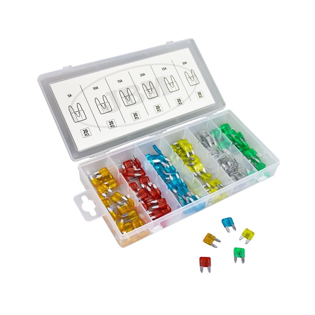 ESTUCHE FUSIBLES MINI 120 PIEZAS
