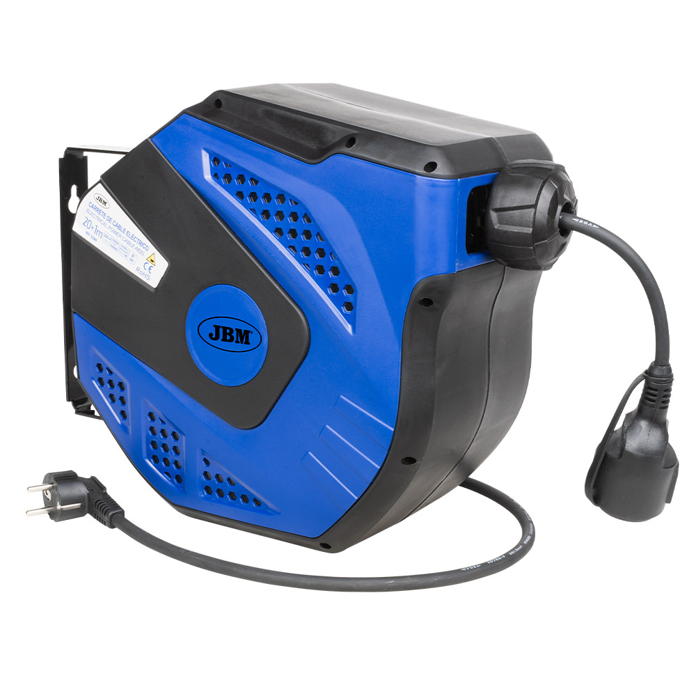 CARRETE CABLE ELECTRICO 21 M.AZU