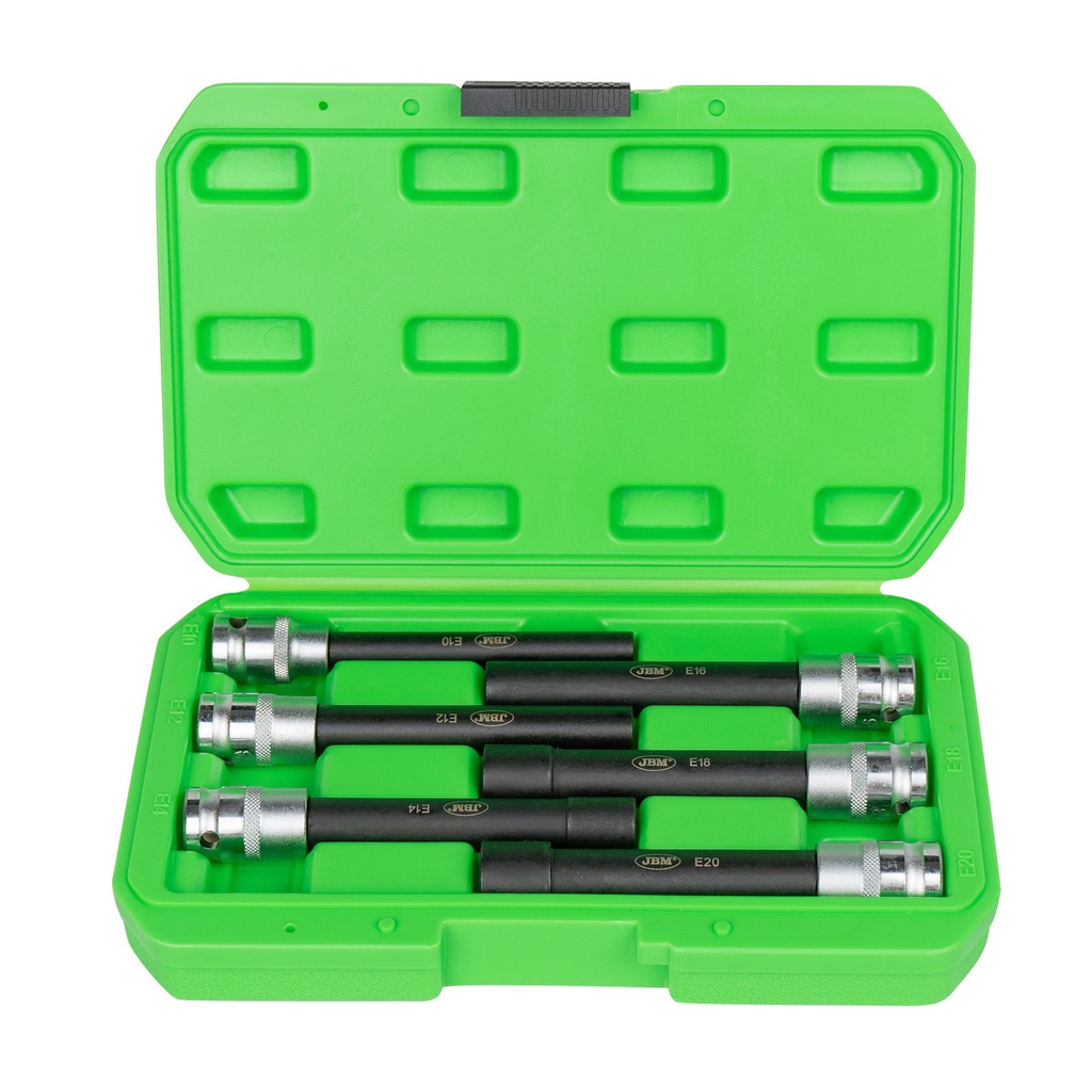 J.LLAVES VASO 1/2"6P.TORX LARGOS