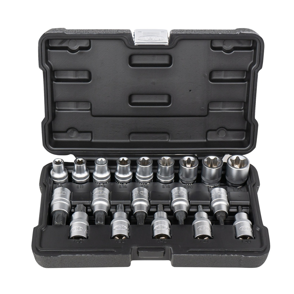 MALETIN VASOS TORX 1/2" 19PZS