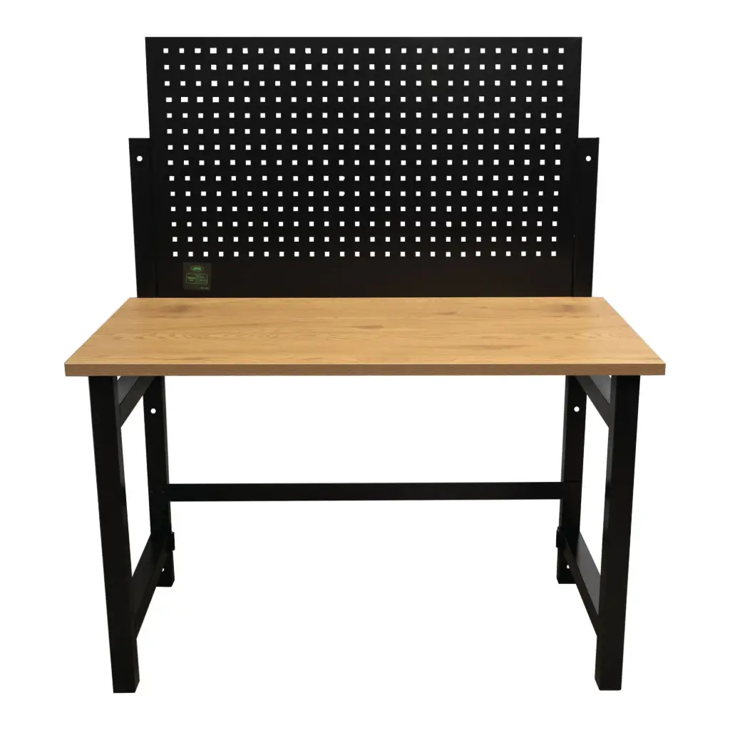 MESA DE TRABAJO PLEGABLE CON PANEL FRONTAL
