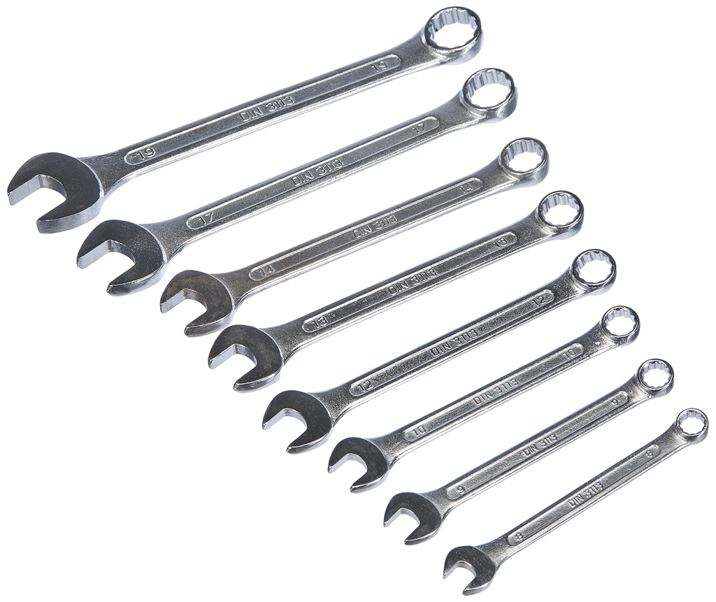 LLAVE COMB Y ESTRELLA 8 PZS.