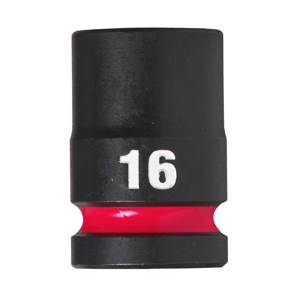 Vaso de impacto 1/2" corto 16mm