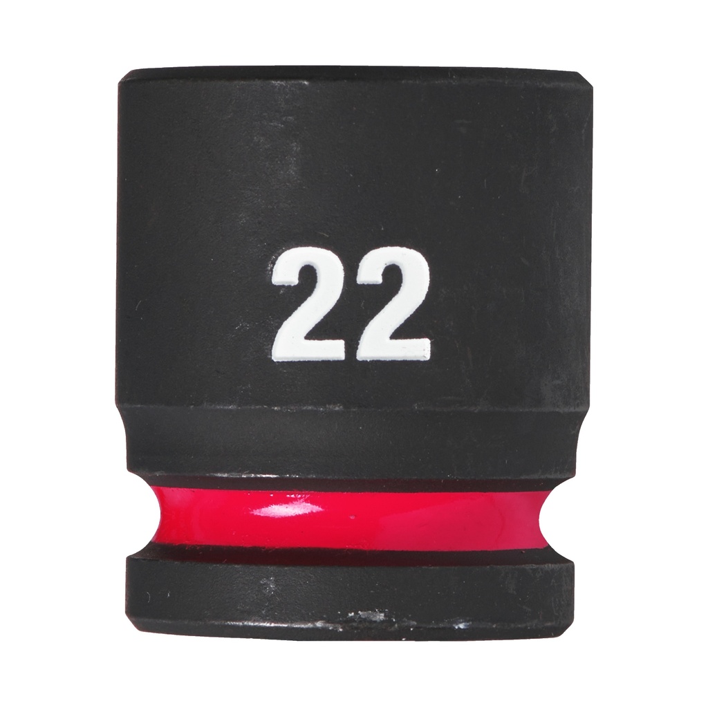 Vaso de impacto 1/2" corto 22mm