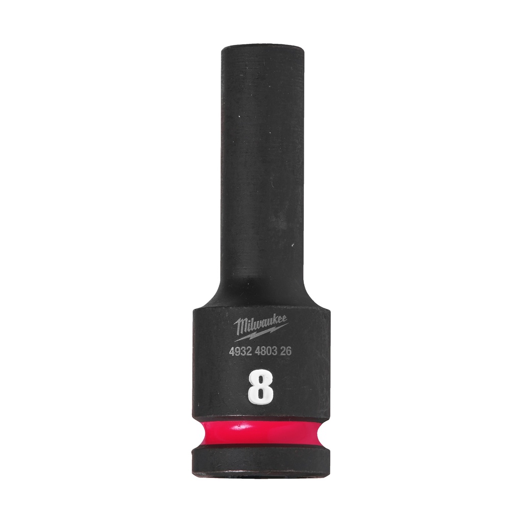 Vaso de impacto 1/2" largo 8mm