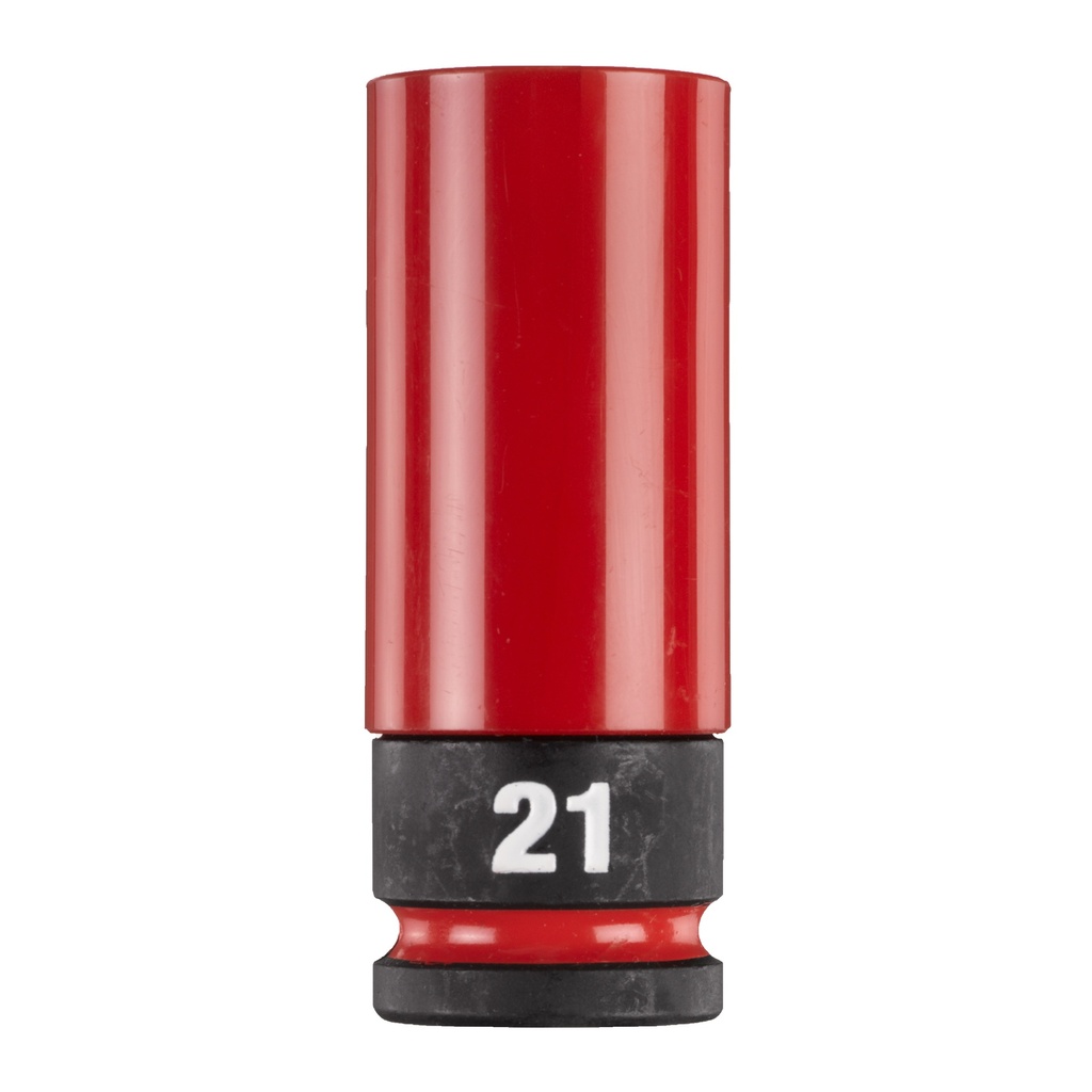 Vaso de impacto para llantas 1/2" largo 21mm