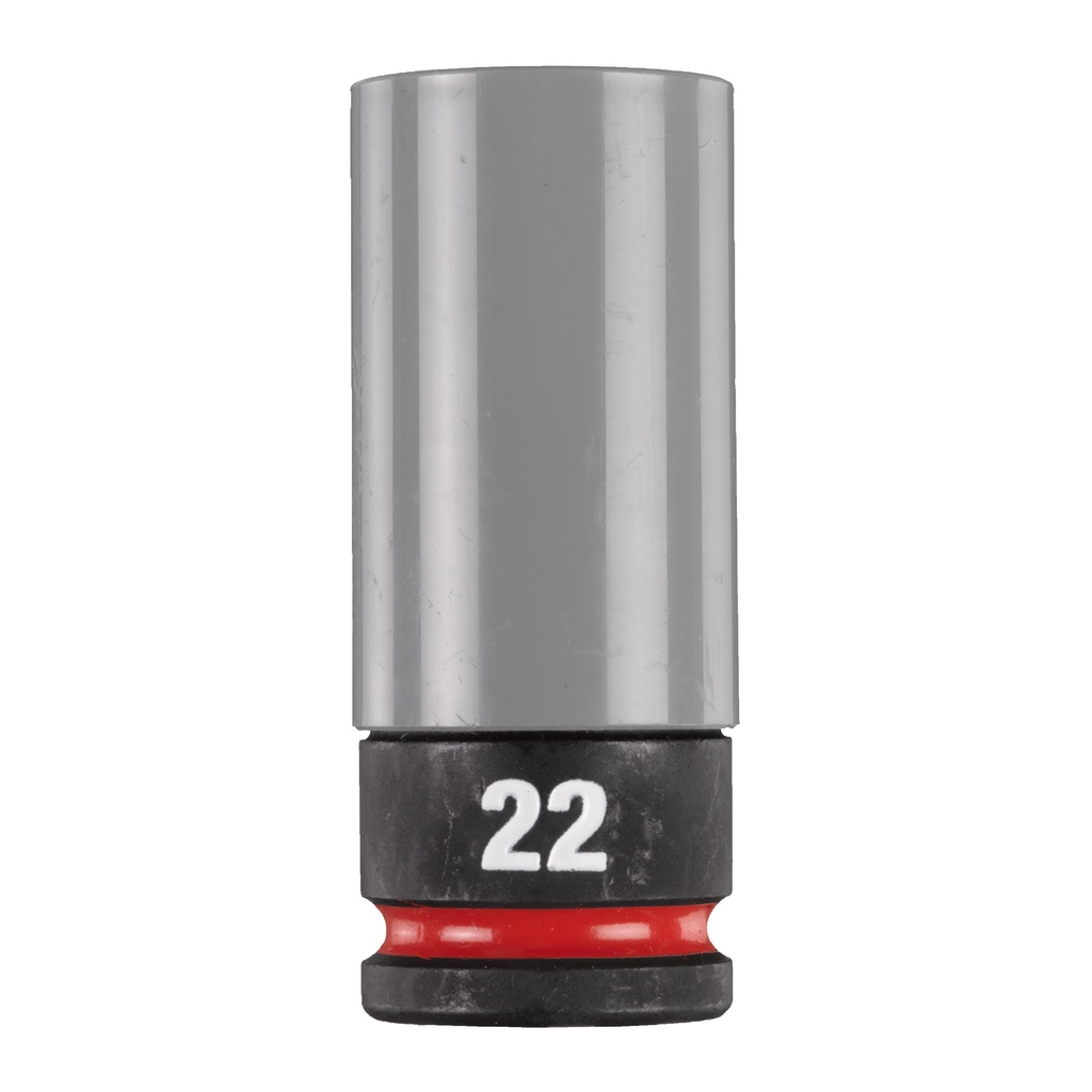 Vaso de impacto para llantas 1/2" largo 22mm