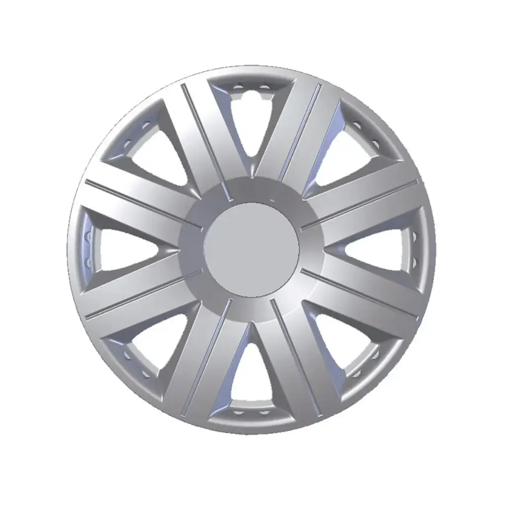 JUEGO 4 TAPACUBOS COSMOS PLATA 13"