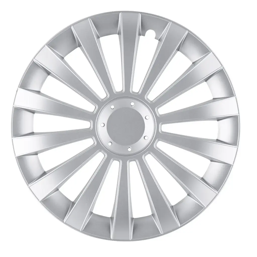 JUEGO 4 TAPACUBOS MERIDIAN PLATA 13"