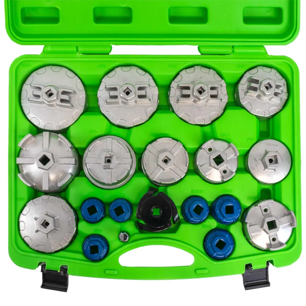 JUEGO DE EXTRACTORES PARA FILTROS DE ACEITE / 19PCS EN ALUMINIO