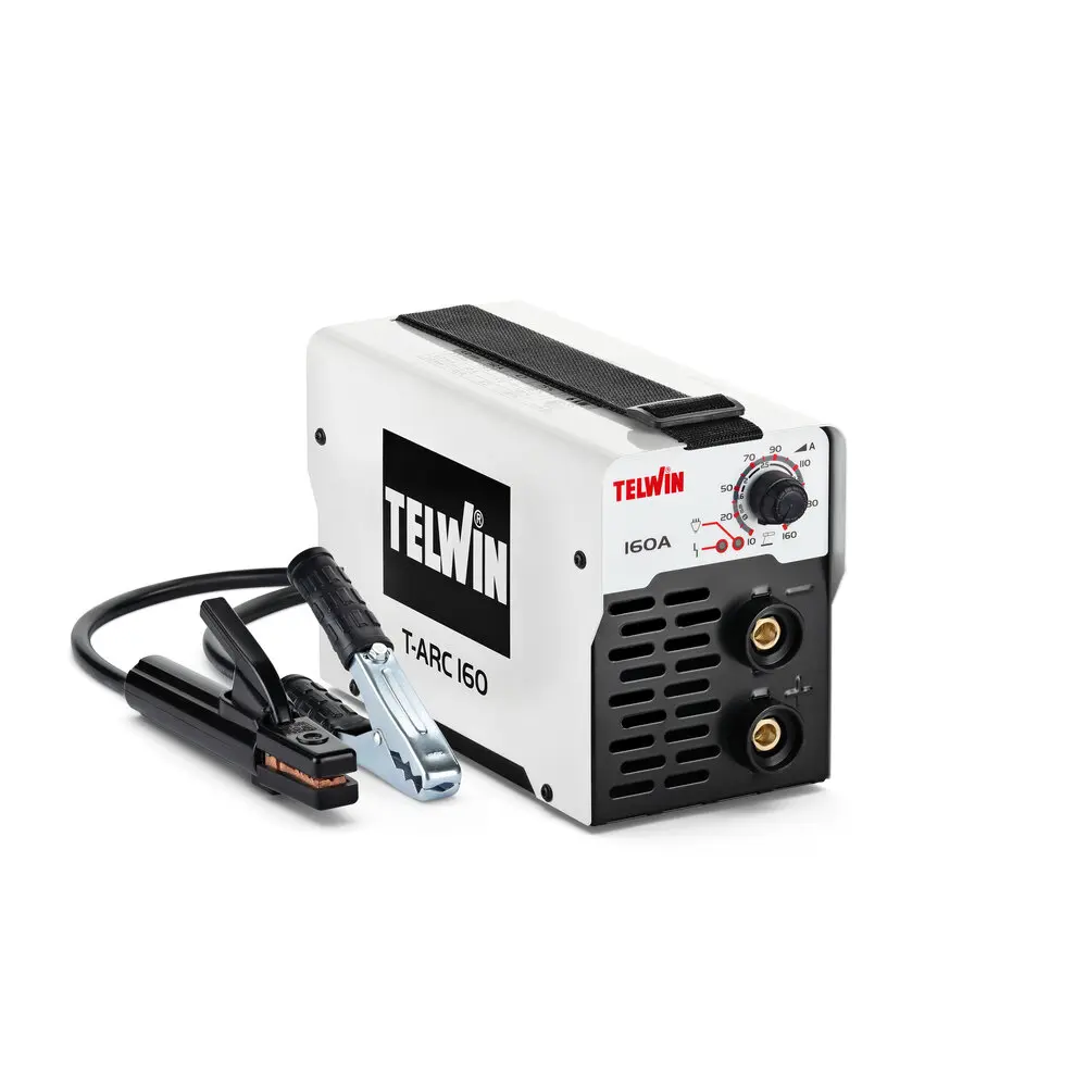 SOLDADORA DE ELECTRODO INVERTER TELWIN T-ARC 160 CON ACCESORIOS 816161