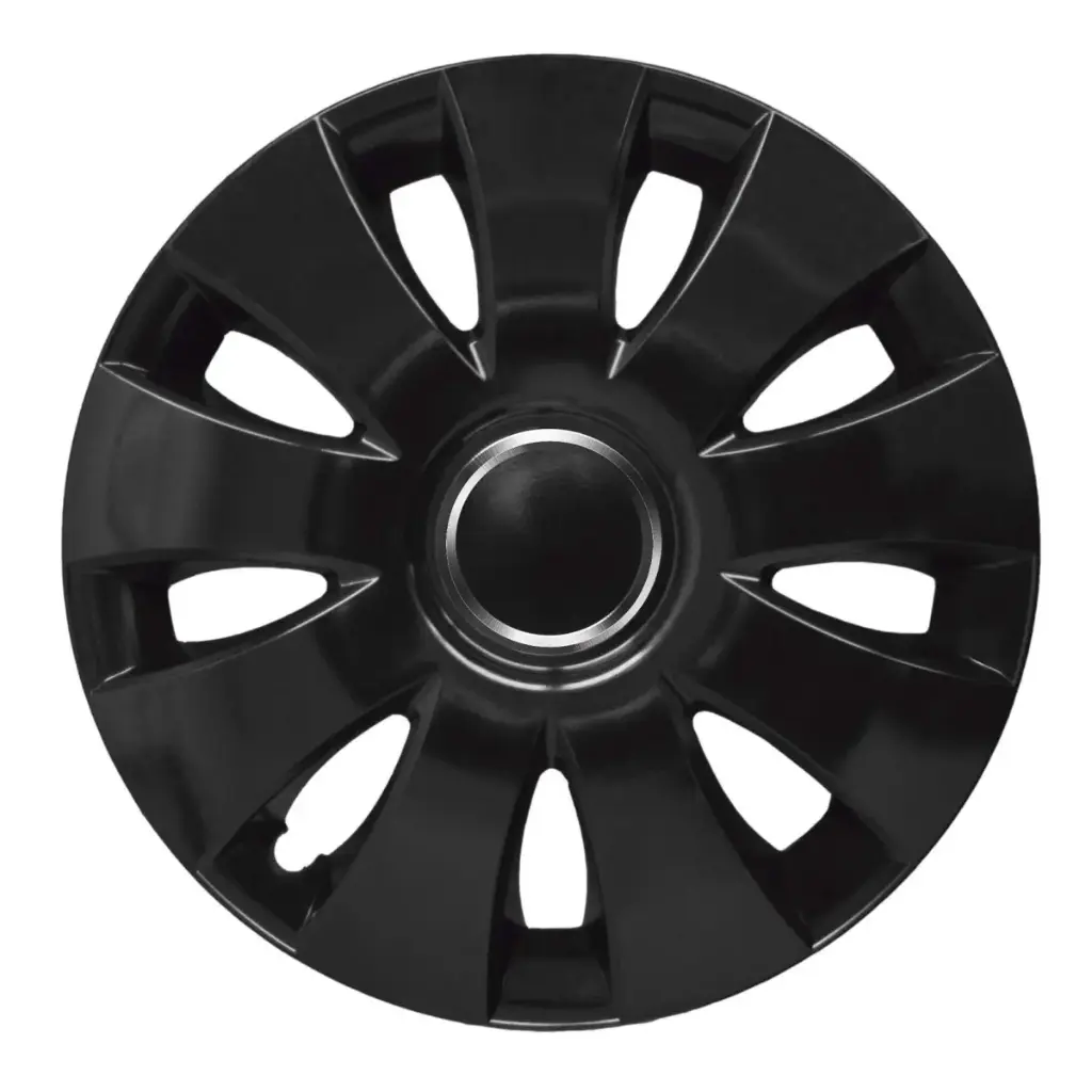 JUEGO 4 TAPACUBOS AURA NEGRO 14¨