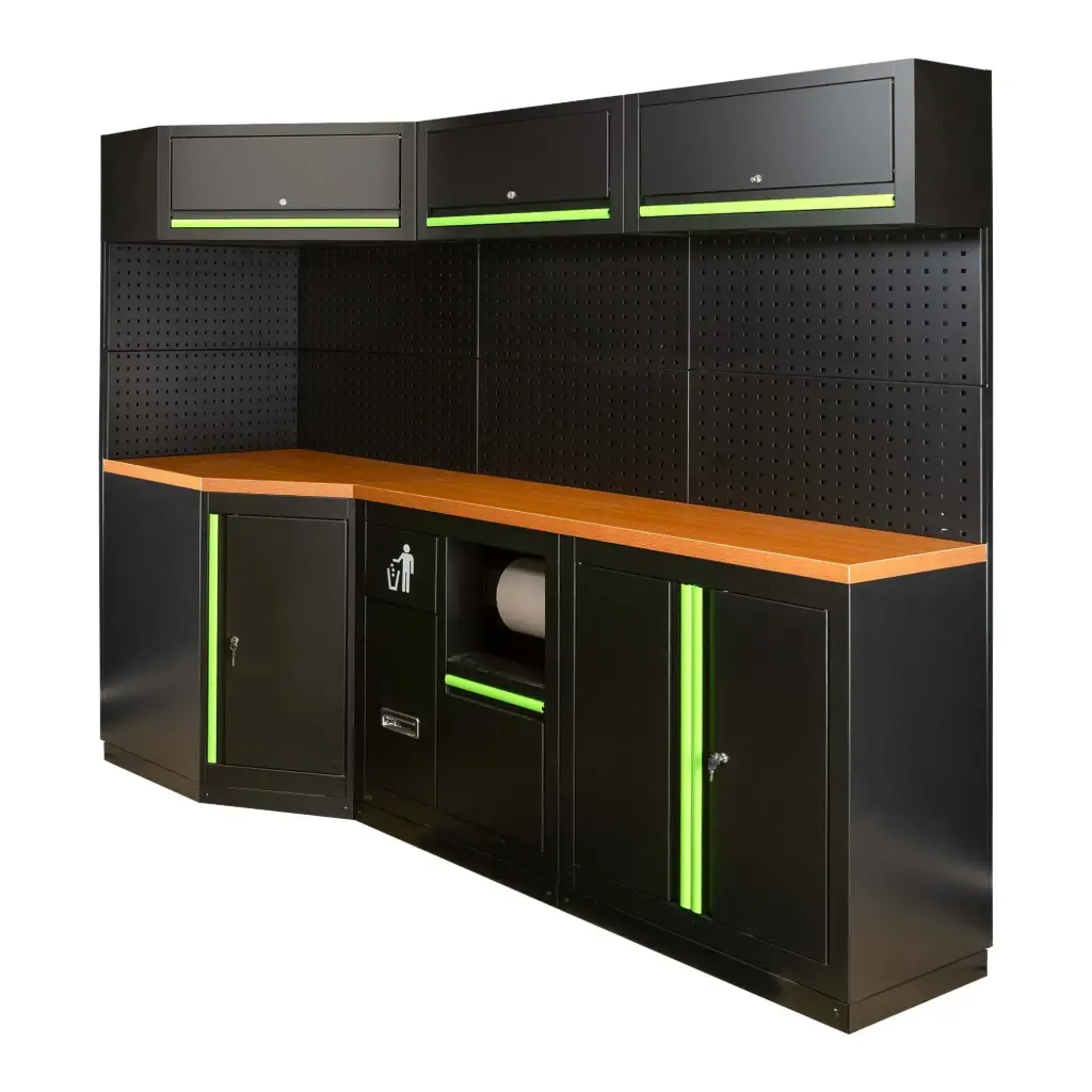 CONJUNTO DE MUEBLES MODULARES (22PCS) - EXTENSIÓN ANGULAR 