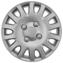 JUEGO 4 TAPACUBOS SHAM PLATA 14¨