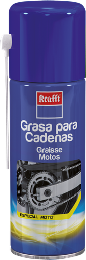 [KRA15214] GRASA SPRAY P/MOTOS 520 ML.