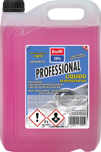 [KRA13025] REFRIGERANTE 30% ORGANICO 5 LITROS ROSA