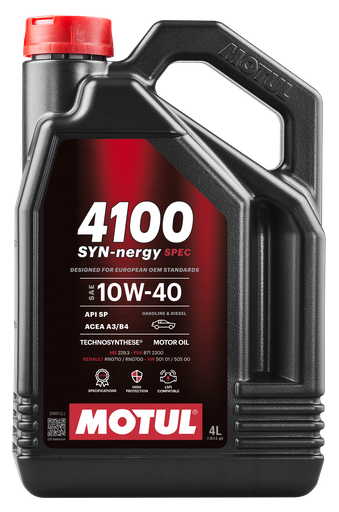 [MOT112892] MOTUL 4100 SYN-NERGY SPEC 10W-40 5 LITROS