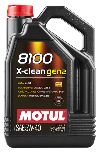 [MOT109762] 8100 X-CLEAN GEN2,5W40,5L.
