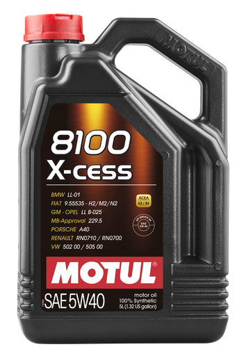 [MOT102870] ACEITE 5W40 5L.8100 X-CESS