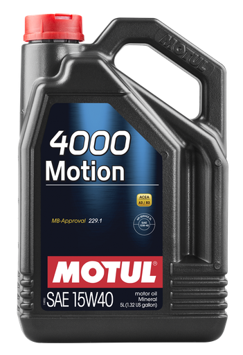 [MOT103387] ACEITE 15W40,5L.4000 MOTION