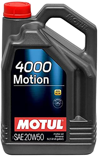 [MOT103394] ACEITE 20W50,5L.4000 MOTION