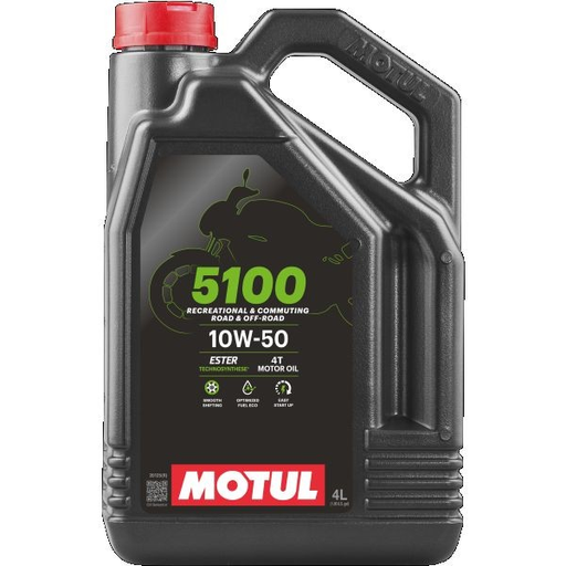 [MOT104076] ACEITE 10W50 4T.4L.5100