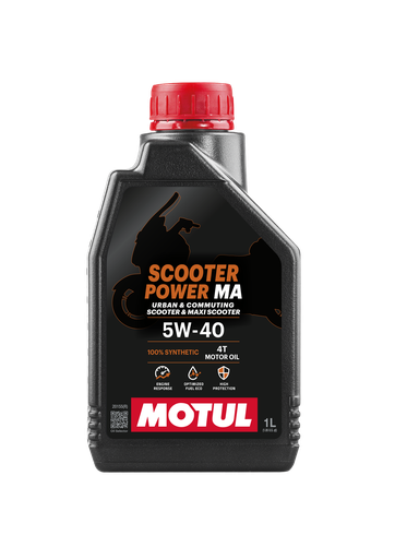 [MOT105958] SCOOTER POWER 5W40 1L.4T.