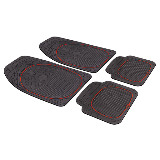 [POO645015] JGO.ALFOMBRAS GOMA"MONZA" 4PIEZAS